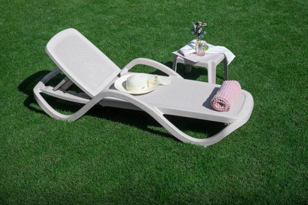 Шезлонг КАПРИ (CAPRI )                                      плетеный бежевый 1950 х 730 х 410 мм 1/1